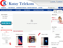 Tablet Screenshot of kutaytelekom.com